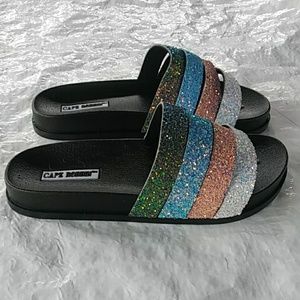 New Mermaid Glitter. Straps Slide